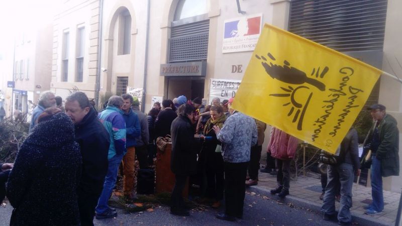 Mobilisation à Privas